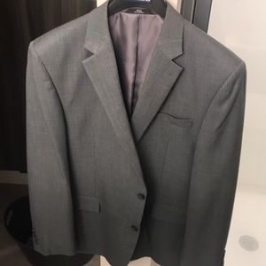 Haggar Grey Tailored Fit Designer Sport Coat